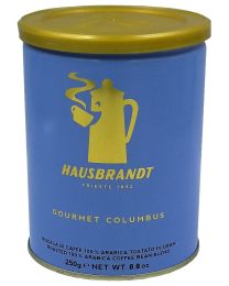Hausbrandt Gourmet Columbus 100% Arabica can 250 grams