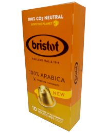 Bristot 100% Arabica capsules for Nespresso
