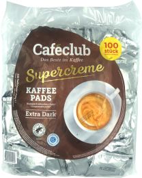 Cafeclub Kaffeepads Supercreme Megabag Extra Dark