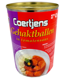 Coertjens Meatballs in tomato sauce