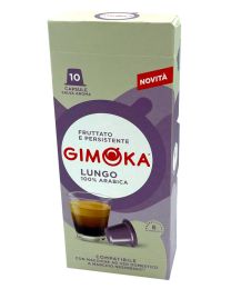 Gimoka Lungo Arabica cups for Nespresso