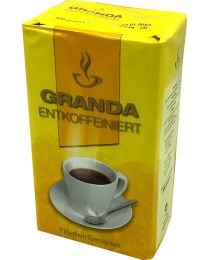Granda decaffeinated ground coffee