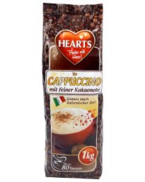 Hearts Cappuccino with a fine cacao note