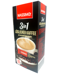Massimo 3 in 1 instant coffee 10 sticks