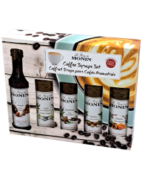 Monin coffee syrup gift set