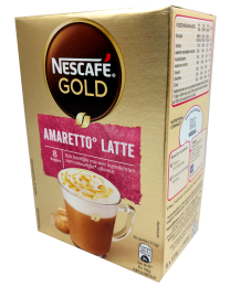 Nescafe Gold Amaretto Latte instant coffee 8 sticks