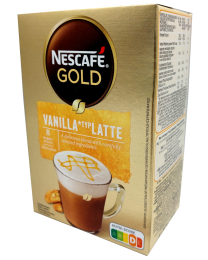 Nescafe Gold Vanille Latte instant coffee 8 sticks