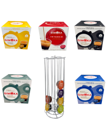 Trial package Gimoka Espresso for Dolce Gusto + coffeecup holder