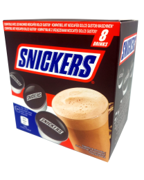 Snickers hot chocolate drink for Dolce Gusto machine