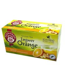 Teekanne Grüner Tee Ingwer-Orange (Green tea Ginger Orange)