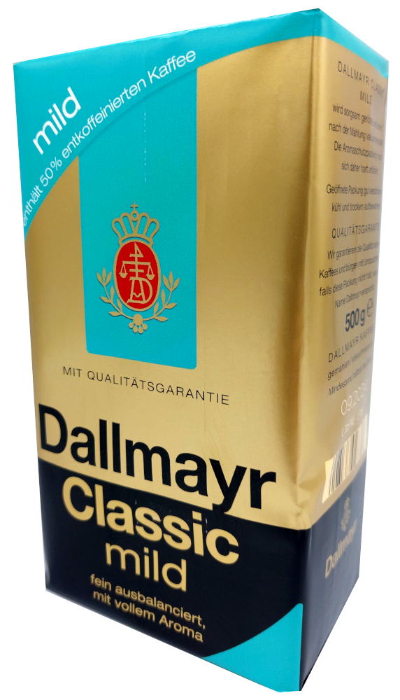 Dallmayr Classic Mild 500 grams ground coffee of
